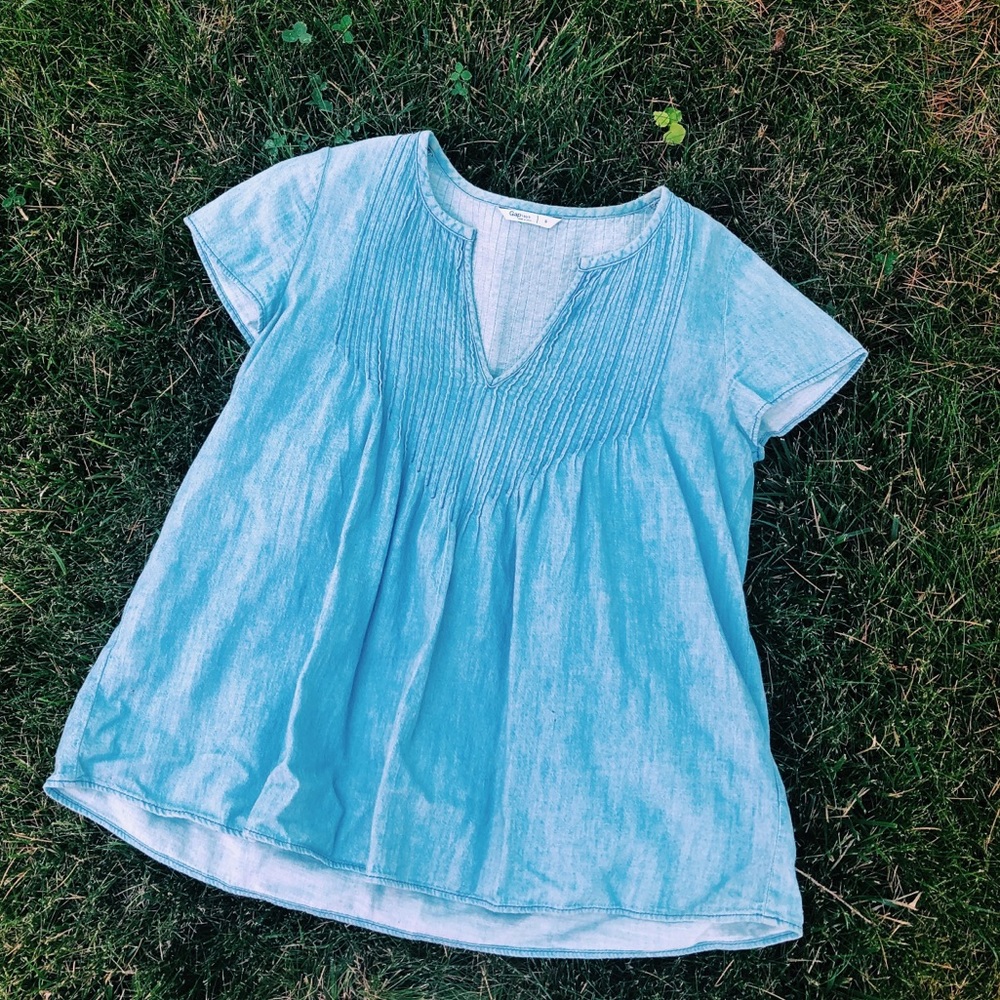 Gap babydoll jean tee
